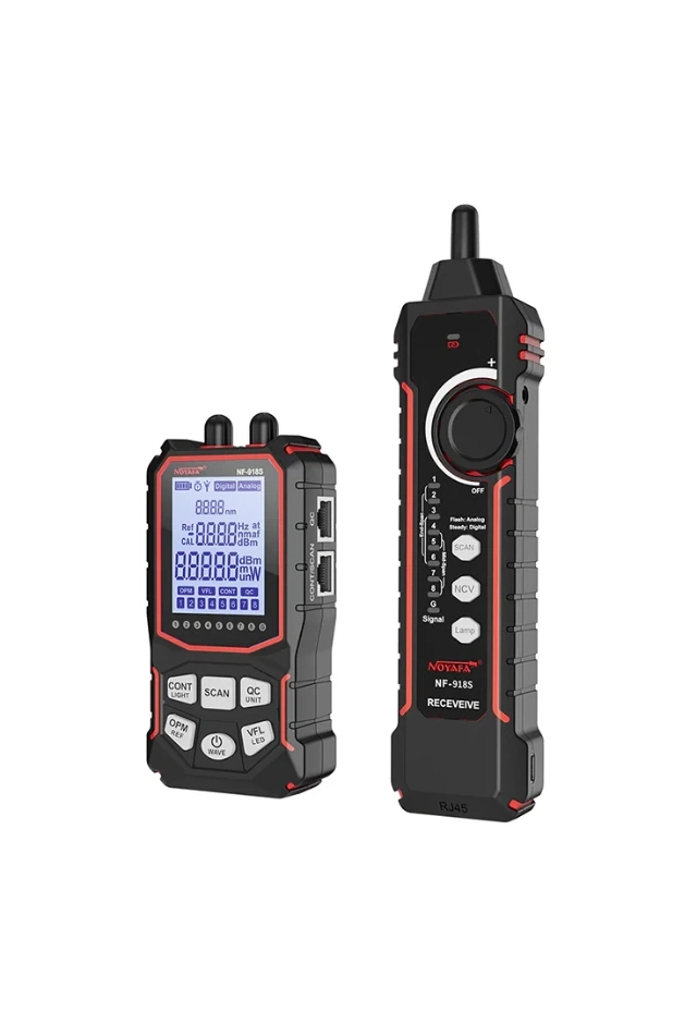 NOYAFA NF-918S Mrezni tester, tragac kablova, opticki merac snage i VFL lokator gresaka
