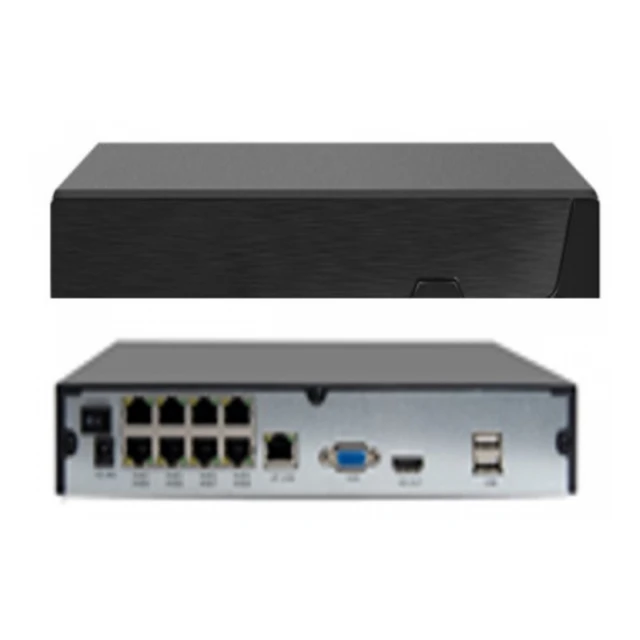 NVR-P3008QT-POE 8CH GMB 8 kanala do 8 megapiksela H.265 HI EASY App Onvif P2P, iCloud do 6TB, POE
