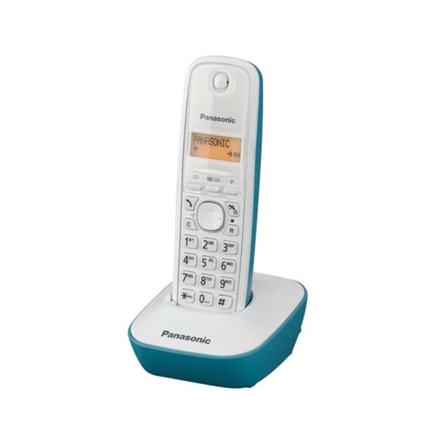 Panasonic bezicni telefon KX-TG1611SPC plavi,memorija 50 brojeva,6 melodija zvona