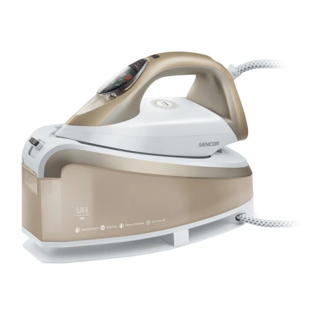 Parna stanica Sencor SSI 0810VT/2400W/zlatno-bela