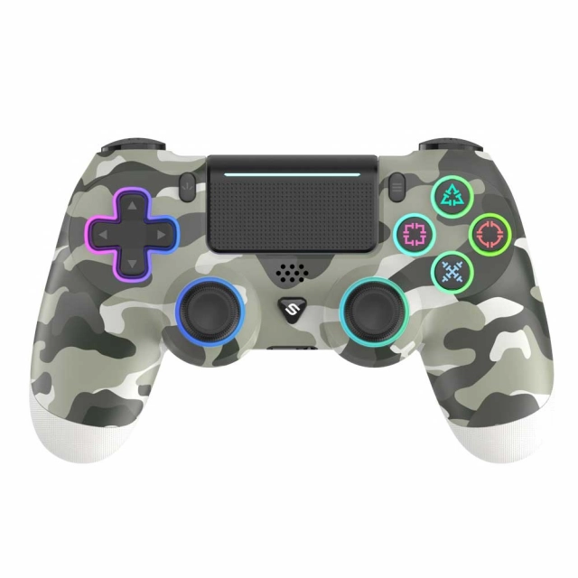 PlayPro 4 Wireless Controller Grey Camo - PS4/PS3/PC/Android/IOS/SD