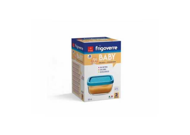Staklena posuda Frigoverre square 3/1 22cl 10x10 cm 3350190G