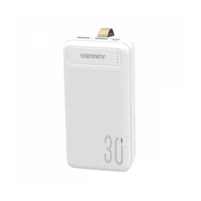 Power bank Denmen DP17 30000Mah 1xType C/2xUSB-A/1xMicro USB