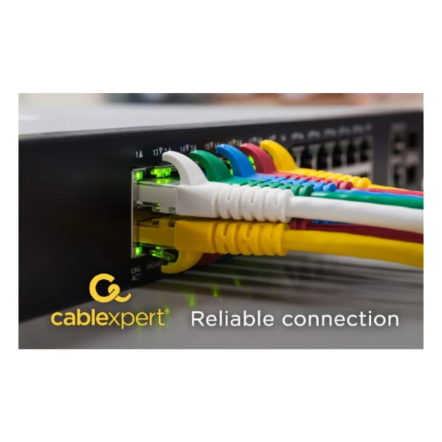 PP6A-LSZHCU-BK-15M Gembird Mrezni kabl, SFTP CAT.6A BAKARNI LSZH Patch cord 15m Black