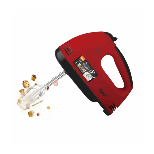 RAF R.6633R RUČNI MIKSER CRVENI 270W