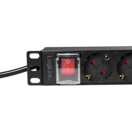 Razvodni PDU panel za rack sa 9 utiènih mesta i osiguracem, kabl 2m (aluminijum)