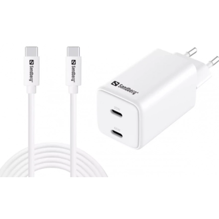 Sandberg 441-76 AC Charger USB-C PD65W EU 3M