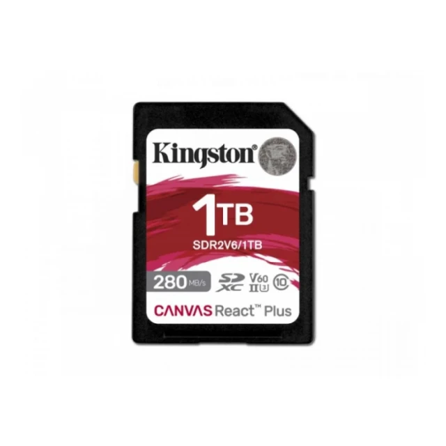 SD Card 1TB Kingston SDR2V6/1TB class 10 HD/2K/4K 280Mbs/150MBs