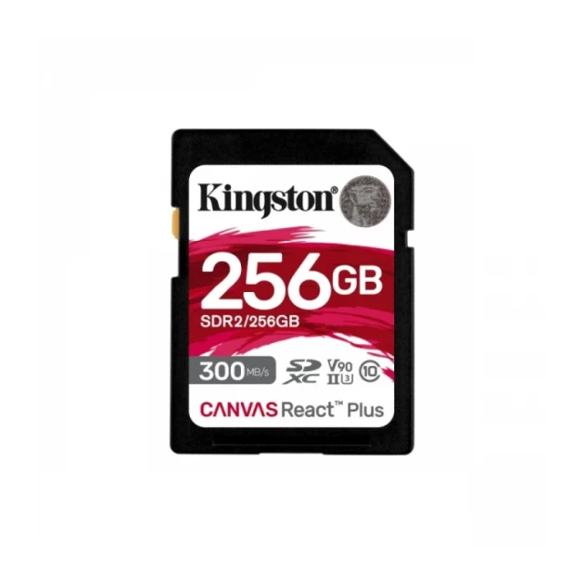 SD Card 256GB Kingston Canvas React Plus SDR2/256GB