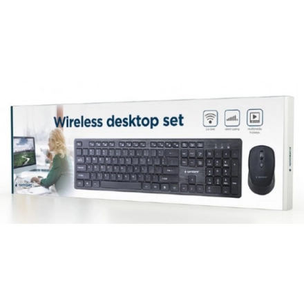 SET WIRELESS GEMBIRD KBS-WCH-04 TASTATURA I MIS
