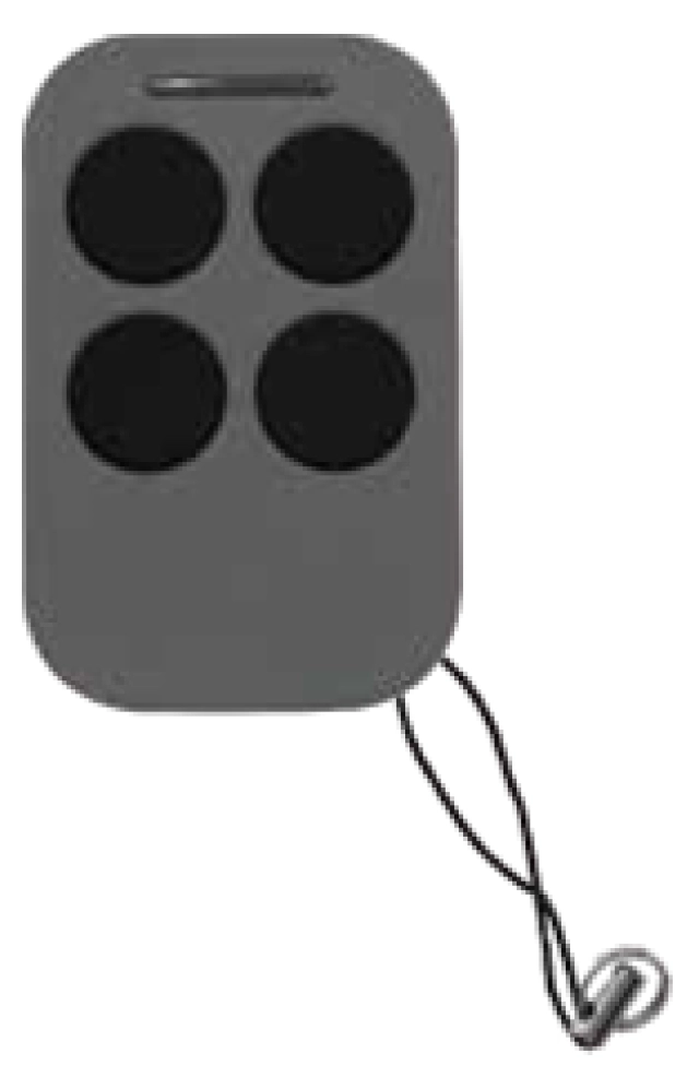 SLT-4C Grey Daljinac 4 tastera gum.
