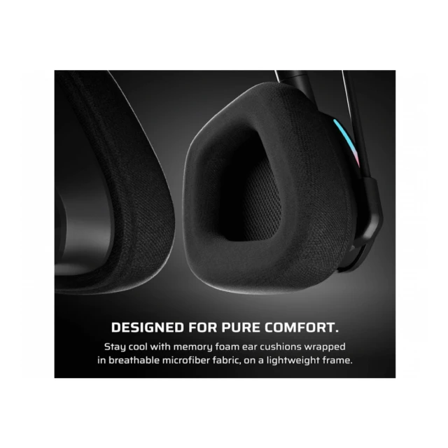 Slušalice CORSAIR VOID BEŽICNE/CA-9011379-WW/GAMING/verzija 2/crna