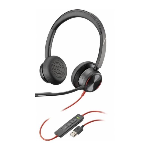 Slušalice sa mikrofonom Plantronics 8225 BW8225-M USB-A