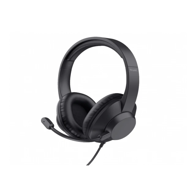 Slušalice TRUST AYDA MAX USB HEADSET/USB-C, USB-A/crna