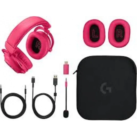 Slušalice Wireless gaming PRO X 2 Lightspeed roze 981-001275