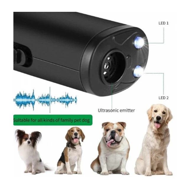 SMART-DOG-FLASHLIGHT-AGG-01 Gembird Snažan ultrazvucni RASTERIVAC PASA, Dreser za pse