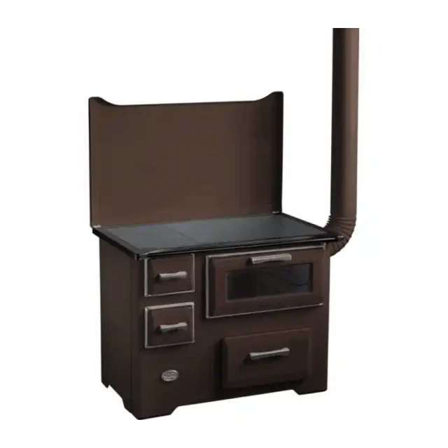 Šporet na čvrsto gorivo MBS SD 9 EM RS desni braon