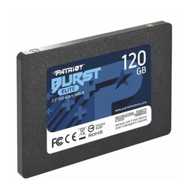 SSD 2.5 SATA3 6Gb/s 120GB Patriot Burst Elite 450MBs/320MBs PBE120GS25SSDR
