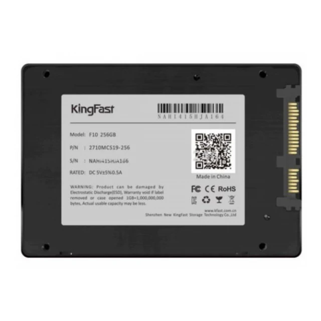 SSD 2.5inc 256GB KingFast F10, SATA, 550MBs/460MBs
