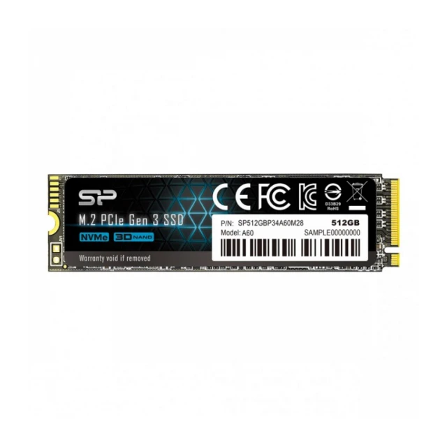 SSD M.2 NVME Silicon Power 512GB A60 Gen.3x4 SP512GBP34A60M28