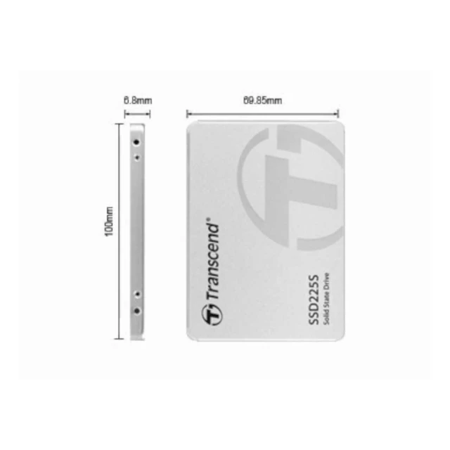 SSD TRANSCEND TS250GSSD225S 250GB/interni/2.5"/SATA 3/crna