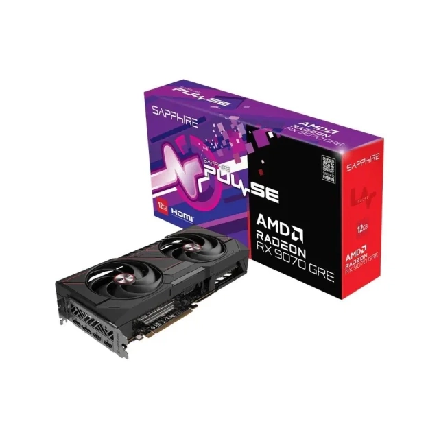 SVGA Sapphire Radeon RX 9070 GRE GAMING OC Pulse 12GB/192bit GDDR6 ,11354-01-20G