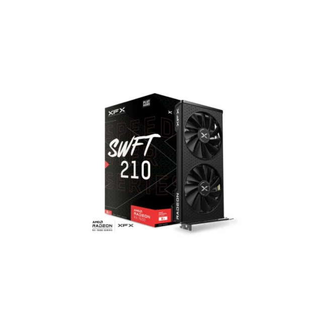 SVGA XFX Radeon RX 7600 Speedster 8GB SWFT210 Core Edition, RX-76PSWFTFY