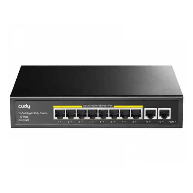 Svič 10/100/1000 10-port Cudy GS1010PE
