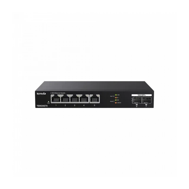 Svič 2.5Gbps 5-port Tenda TEM2007X Metal case/2x10G SFP+