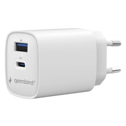 TA-UC-1A1C-PD45-01-W Gembird 2-port 45 W USB fast charger