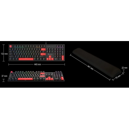 TASTATURA A4TECH A4-S525N MEHANICKA BACKLIGHT