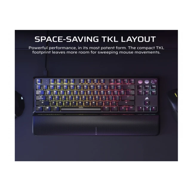 Tastatura CORSAIR 570 PRO TKL žicna/mehanicka/CH-911911G-NA/RGB LED/gaming/crna