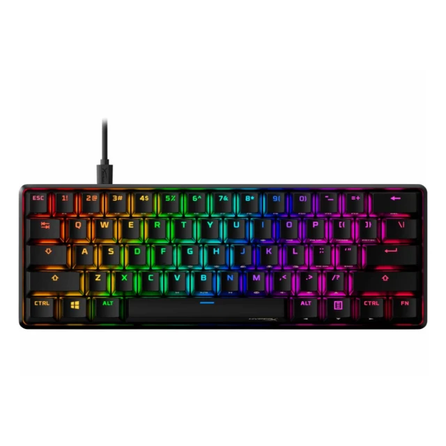 Tastatura HP HyperX Alloy Origins 60/Mehanička/Gaming/ HX Red/US Layout/4P5N4AA/crna