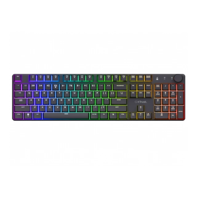 Tastatura TRUST GXT868 TORIX WRLS Mehanicka/US/crna