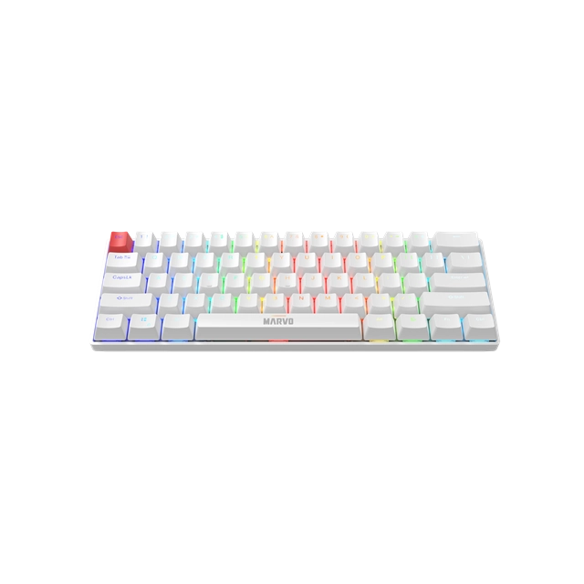 TASTATURA USB MARVO SABER 61 KG933G WH Bela