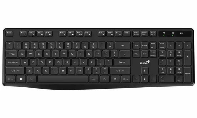 TASTATURA WIRELESS GENIUS KB-7200 US BLACK