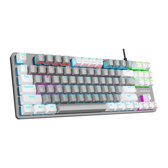 Tastatura žična gaming Rampage Snug K14 TKL mehanička plavi switc 41853
