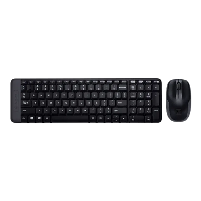 Tast+Mis USB Wireless Logitech MK220 US Cordless Black 920-003161