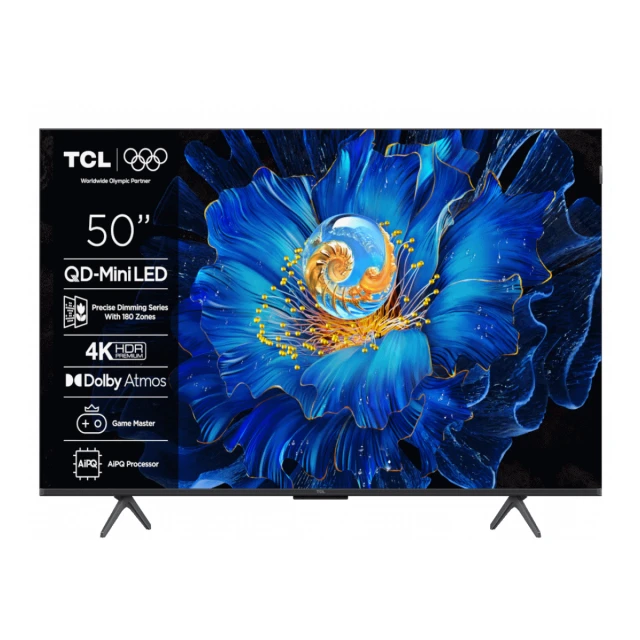 Televizor TCL 50C6KS/MiniLED/50"/4K/60Hz/Google TV/crna