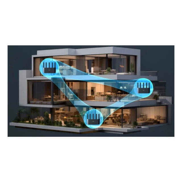 Tenda TX12L Pro AX3000 1.3Ghz Wireless ruter Dual Band Gigabit Wi-Fi 6, OFDMA+MU-MIMO, 4L/1W ant. 5x