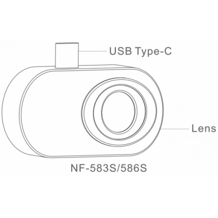 TERMALNA KAMERA, NOYAFA NF-583S  USB C