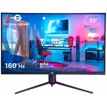 Titan Army Monitor 32 P32A2V 3840x2160/4K UHD/1ms/160Hz/2xHDMI/DP/3xUSB/USB-C/HDR600/Zvucnici