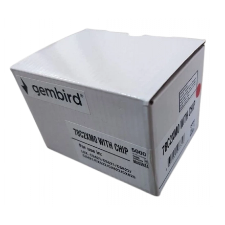 Toner Gembird 78C2XM0 zam. kaseta za Lexmark Magenta 5k (sa cipom)