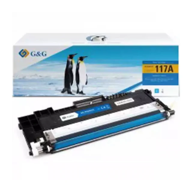 Toner G&G HP 117A W2071A (150A/NW,178NW, 179FNW) cyan sa čipom