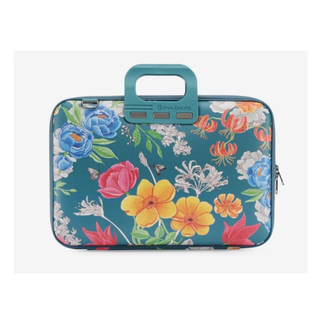 Torba BOMBATA Peonia  15,6"/16" - Limited Edition  Teal blue