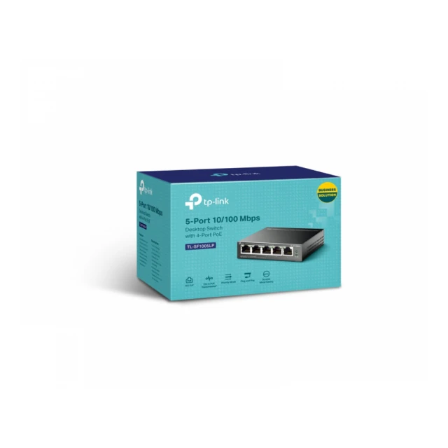 TP-LINK TL-SF1005LP PoE switch 5 porta 10/100mb/s 