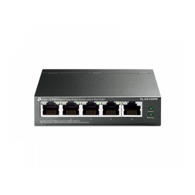 TP-LINK TL-SG105pe Poe+ EasySmart upravljiv 5-port. Gig. 