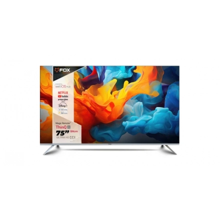 TV FOX 75WOS626D SMART 4K  WEBOS