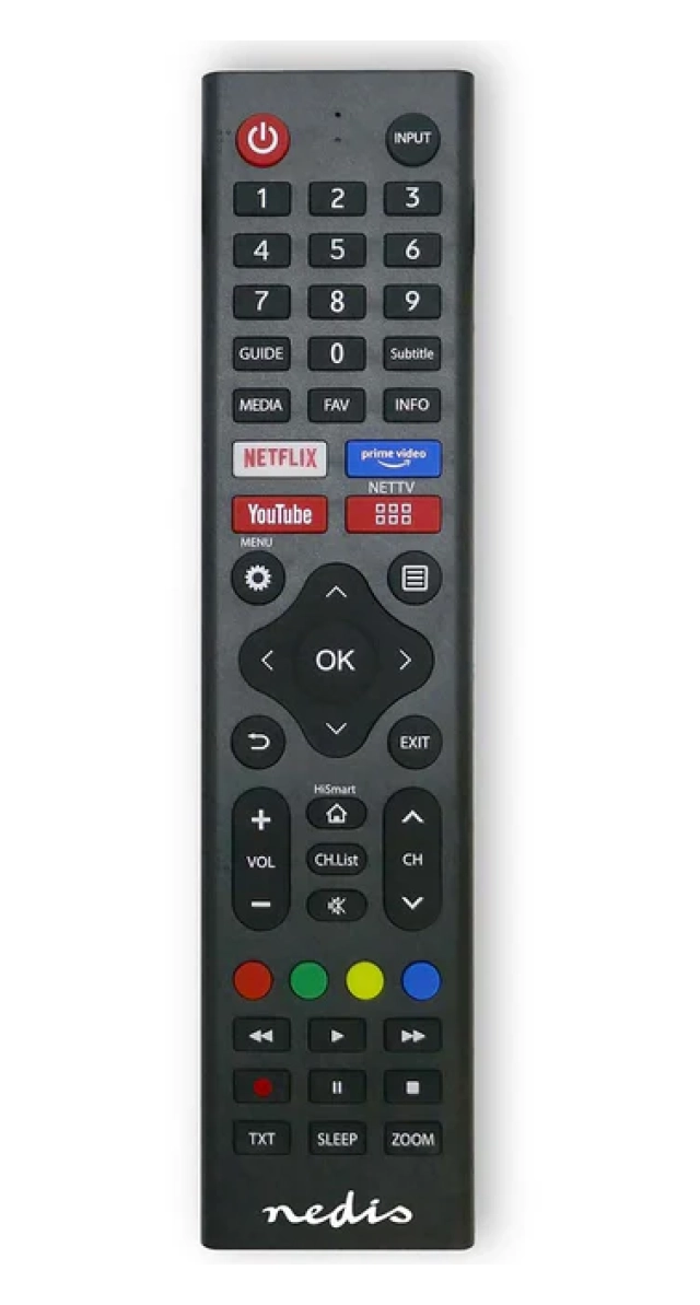TVRC45HIBK Univerzalni daljinski upravljac za Hisense Amazon Prime/Disney+/Netflix/ Rakuten