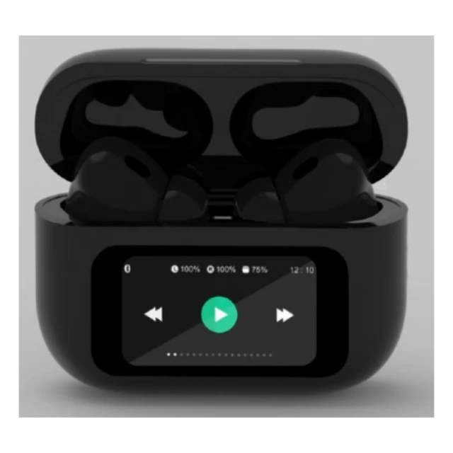 TWS-LCD-ANC-01-BK  Gembird bluetooth V5.1 slusalice, TWS, LCD display, Active Noise Cancelling,Black